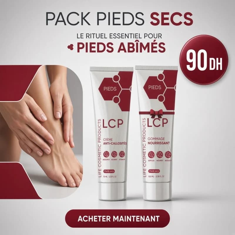 LCP Creme Anti-Callosites 75ml ACHETE + Lcp Gommage Nourissant 100ml OFFERT