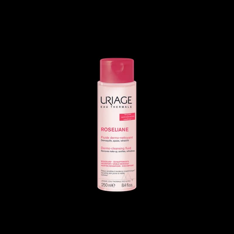 URIAGE ROSELIANE FLUIDE DERMO-NETTOYANT APAISANT 250ml Nettoie - Démaquille - Apaise