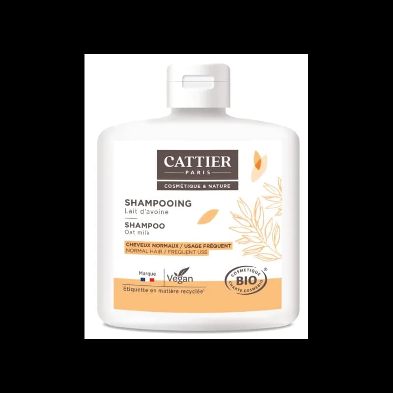 cattier SHAMPOOING AU lait d'avoine 250 ml