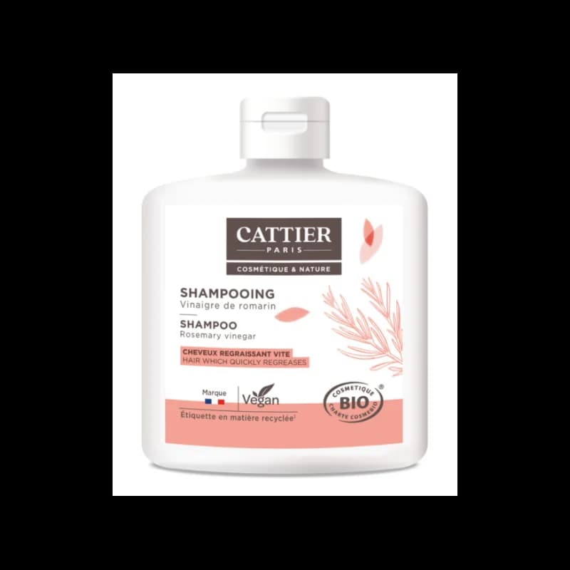 cattier  SHAMPOOING AU VINAIGRE / ROMARIN CHEV GRAS