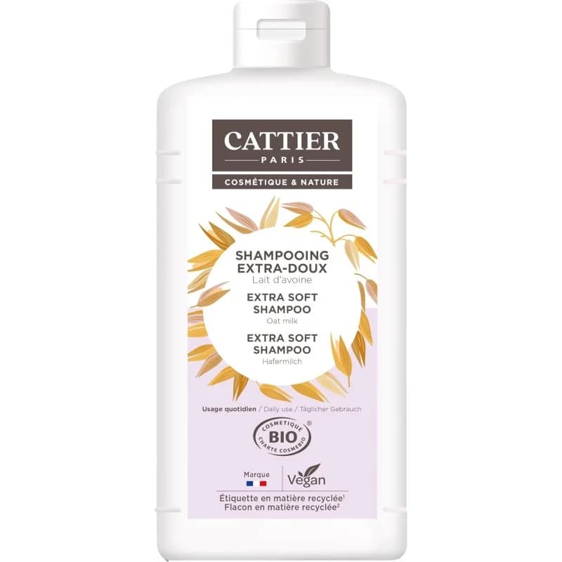Cattier  SHAMPOOING EXTRA DOUX QUOTIDIEN 1L