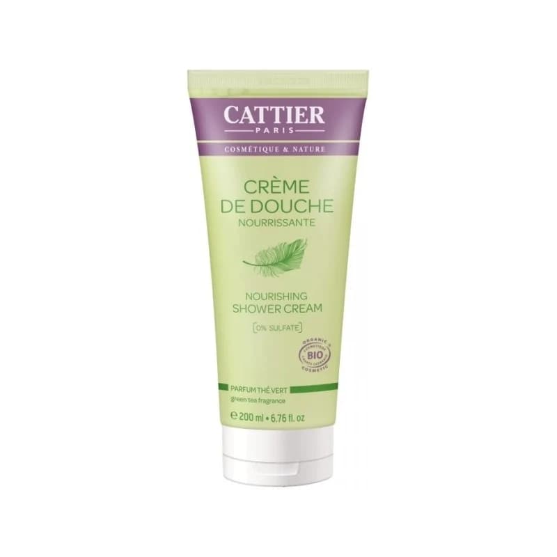 Cattier CREME DE DOUCHE NOURRISSANTE- parfum THE VERT  200ml
