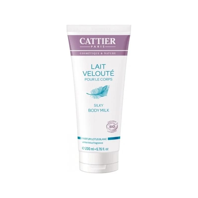 Cattier LAIT VELOUTE POUR LE CORPS-parfum LOTUS BLANC  200ml