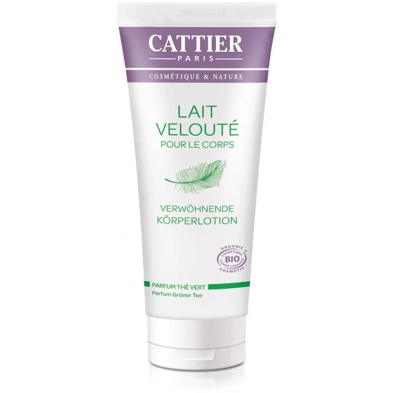 Cattier LAIT VELOUTE POUR LE CORPS-parfum THE VERT  200ml