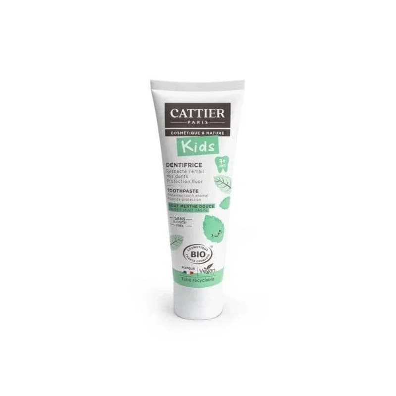 Cattier  DENTIFRICE 7 ANS + GOUT MENTHE DOUCE 50ml