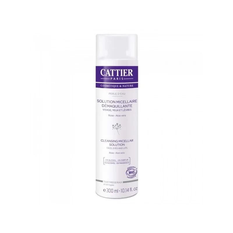 Cattier  SOLUTION MICELLAIRE DEMAQUILLANTE - PERLE D'EAU -  300ml