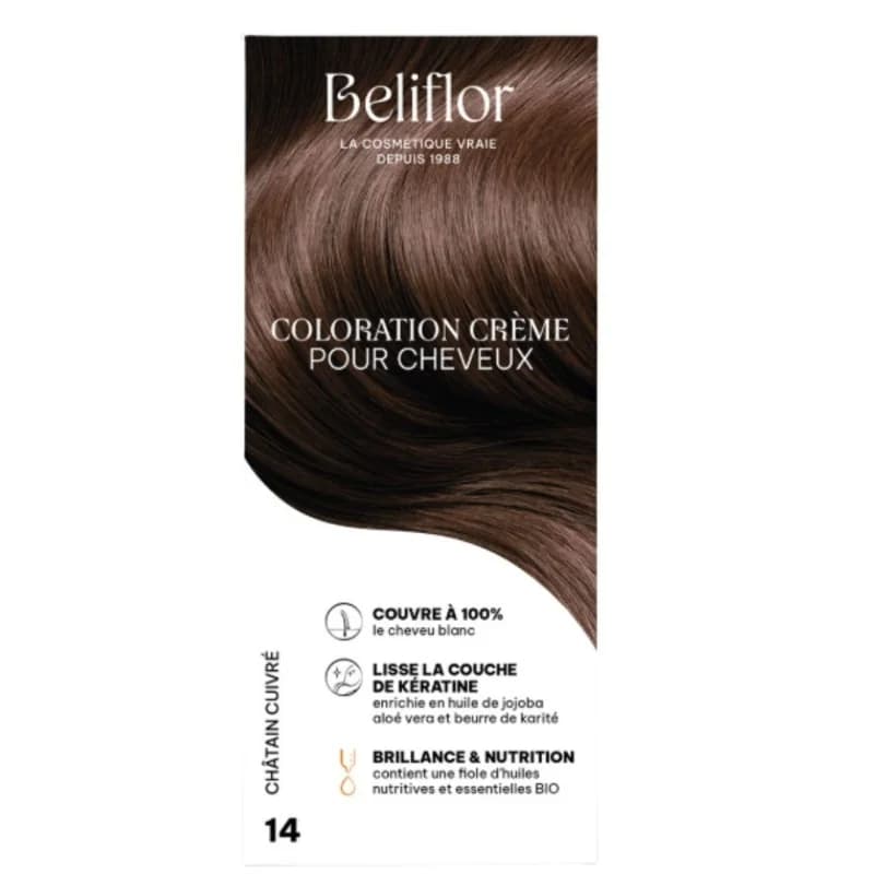Beliflor UNIDOSE N° 14 CHATAIN CUIVRE  120ml