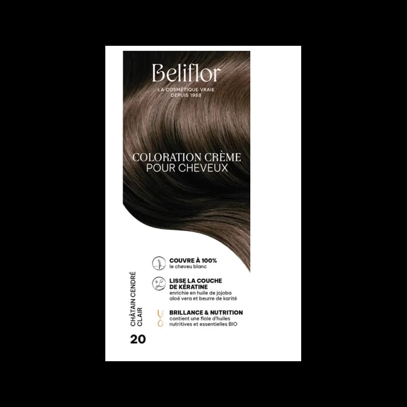 Beliflor UNIDOSE N° 20 CHATAIN CENDRE CLAIR 120ml