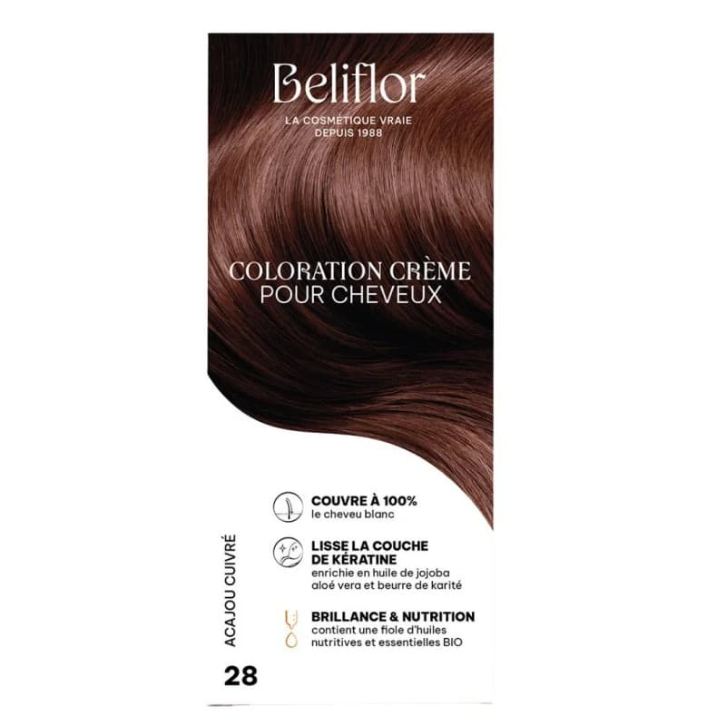 Beliflor UNIDOSE N° 28 ACAJOU CUIVRE 120ml