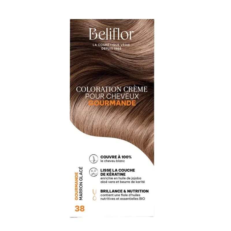Beliflor UNIDOSE N° 38 COULEUR GOURMANDE MARRON GLACE 120ml