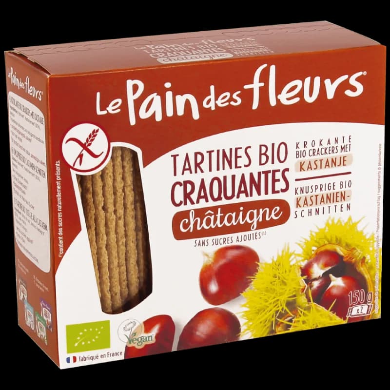 Le Pain des Fleurs Tartines Craquantes Châtaigne 150G