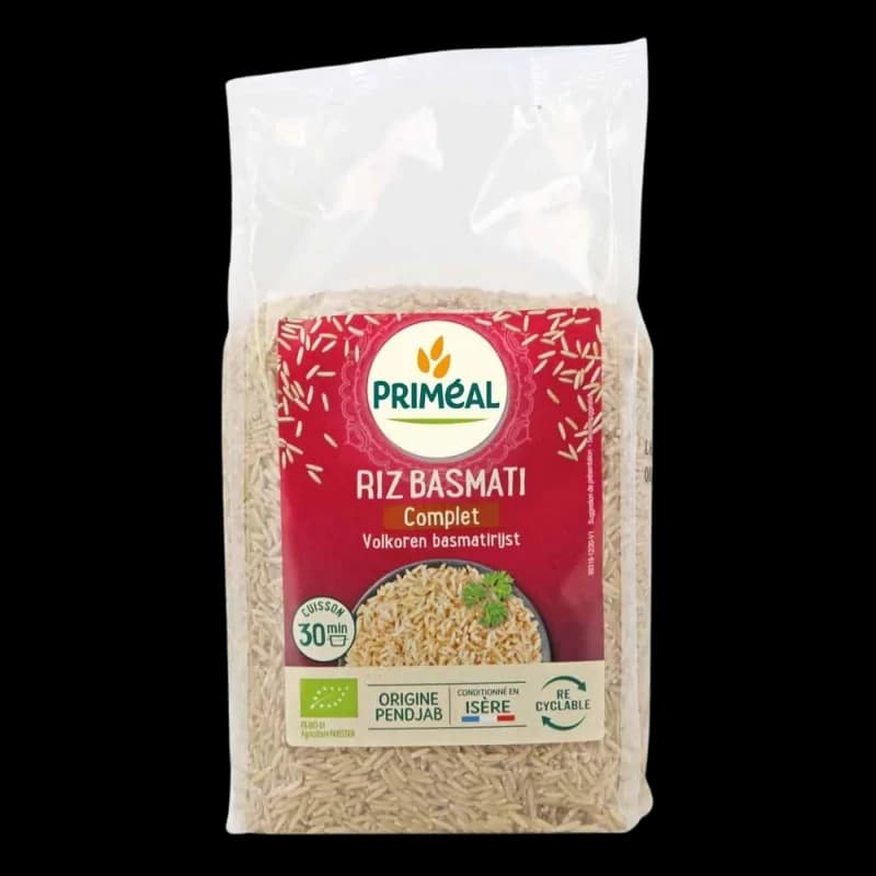Primeal Riz basmati complet 1kg