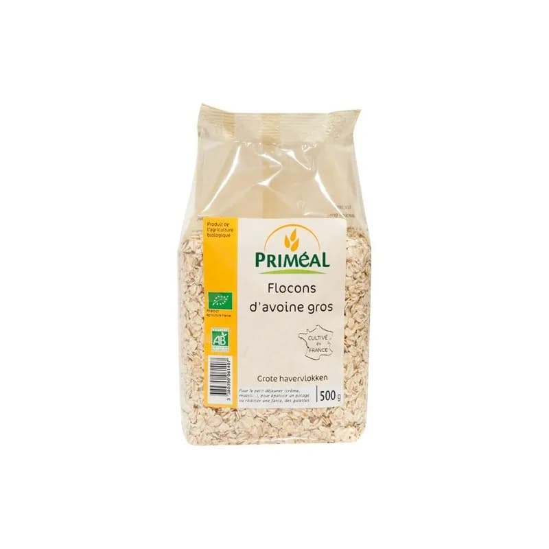 Primeal Flocons d'avoine gros 500g