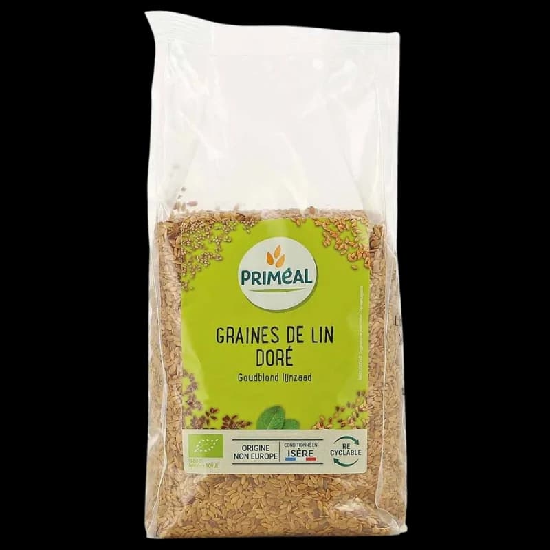 Primeal Graines de lin dore 500g