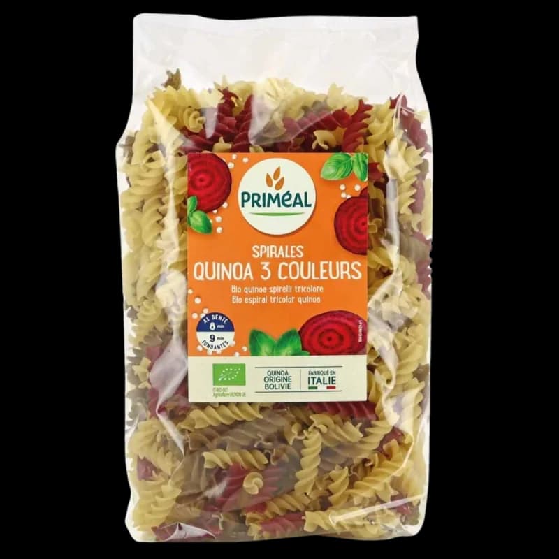 Primeal Spirales 3 couleurs quinoa 500g