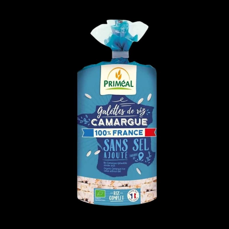 Primeal Galettes riz de camargue sans sel 130g