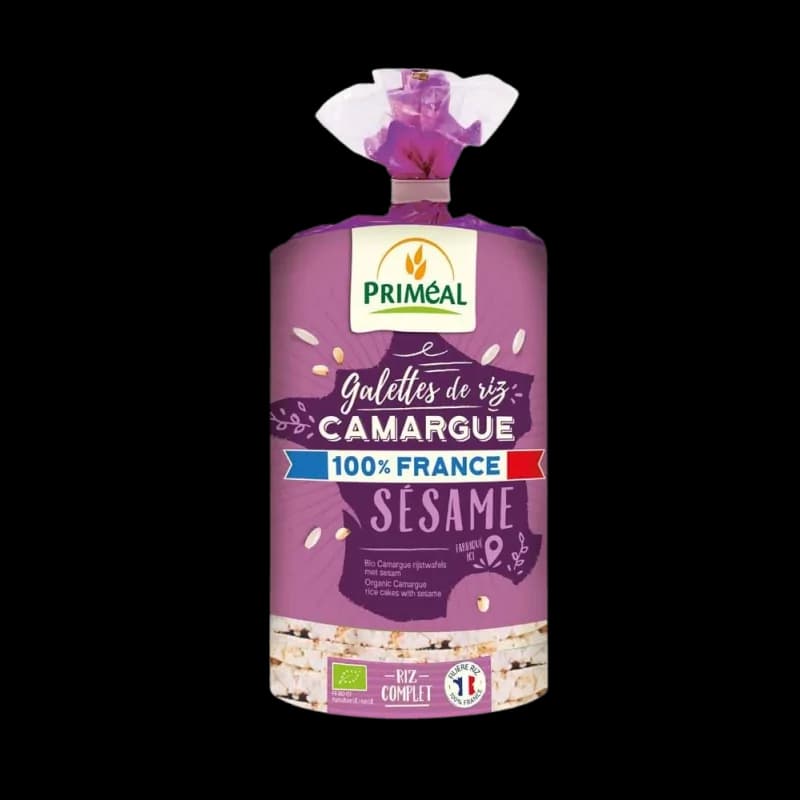 Primeal Galettes riz de camargue sesame 130g