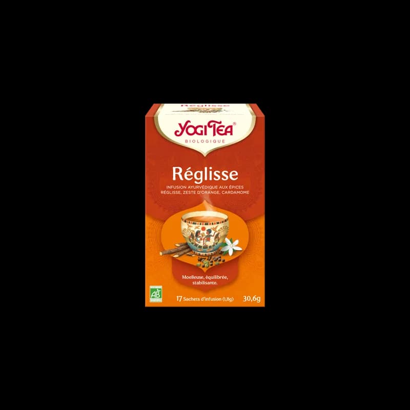 YOGI TEA Réglisse 17x 2g (Réglisse, cannelle, gingembre, zeste d'orange)
