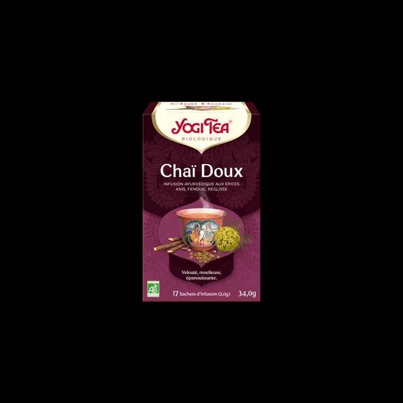 YOGI TEA Chaï Doux 17 x2g (Anis, fenouil, réglisse, cardamome, gingembre)