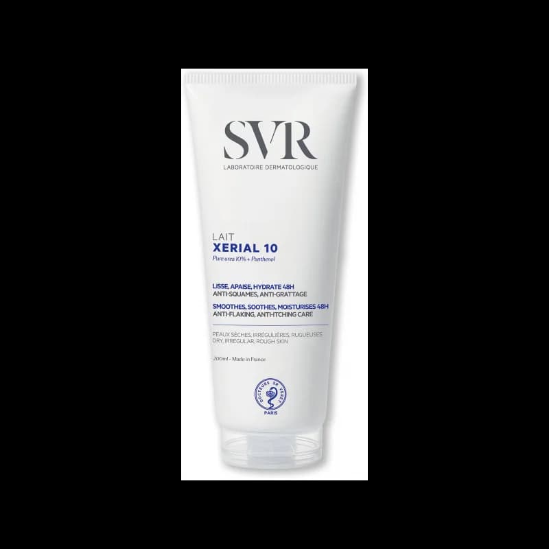 SVR XERIAL 10 LAIT CORPS 200ml Peaux Sèches Et Squameuses