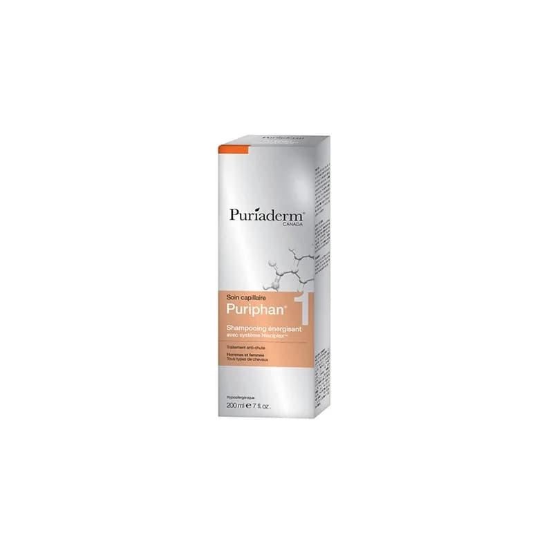 PURIADERM PURIPHAN SHAMPOOING ÉNERGISANT, HOMMES – FEMMES.