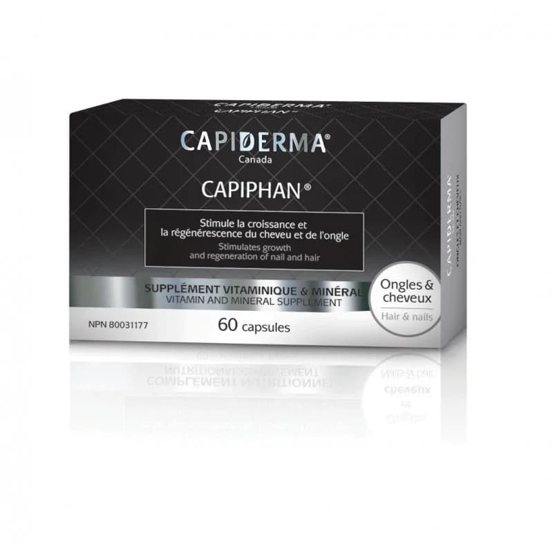 CAPIDERMA CAPIPHAN ONGLES ET CHEVEUX 60 GÉLULES