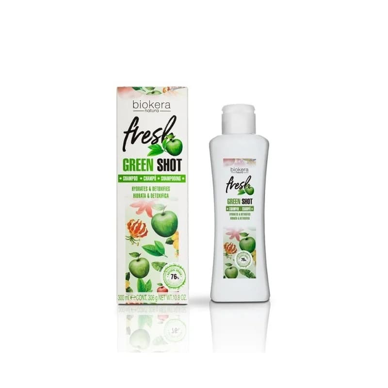 BIOKERA FRESH GREEN SHOT SHAMPOOING 300ML