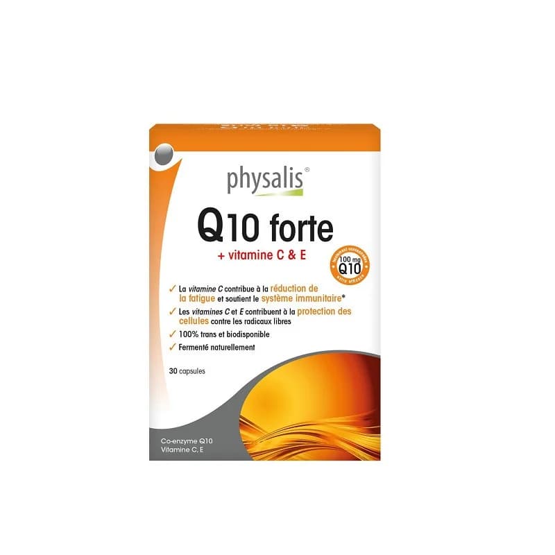 PHYSALIS Q10 Forte +Vitamine C & E 30 Gélules