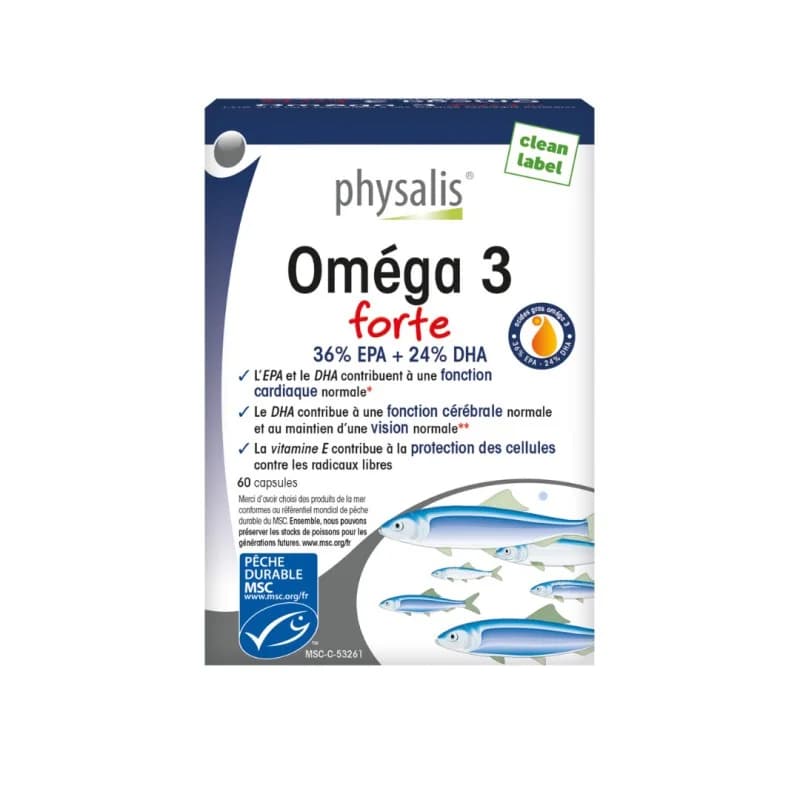 Physalis Omega 3 forte 60 Soft Gelules
